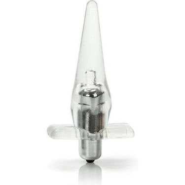Vibratore Anale Elegante con Stimolatore Vibrante Argento 10 cm